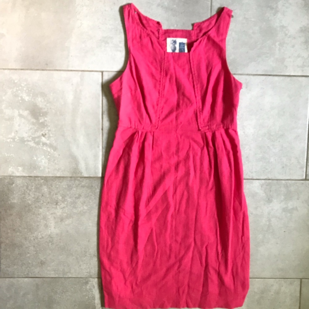 Anthro Edme & Esyllte Pink Sleeveless Sheath Dress